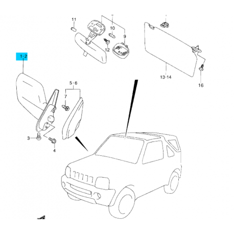 Espejo Retrovisor Manual RH